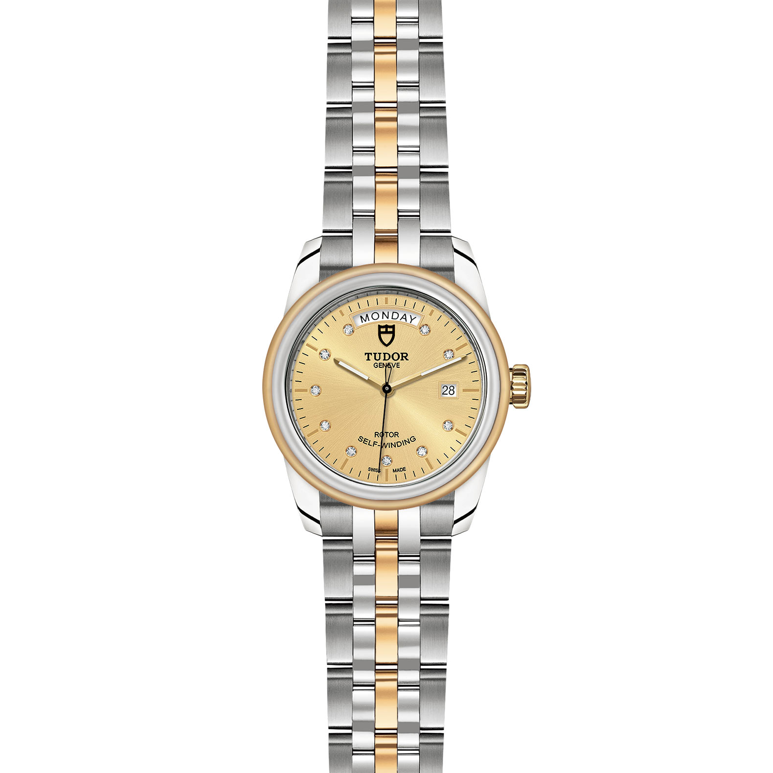 TUDOR Glamour Date Day M56003 0006 Frontfacing