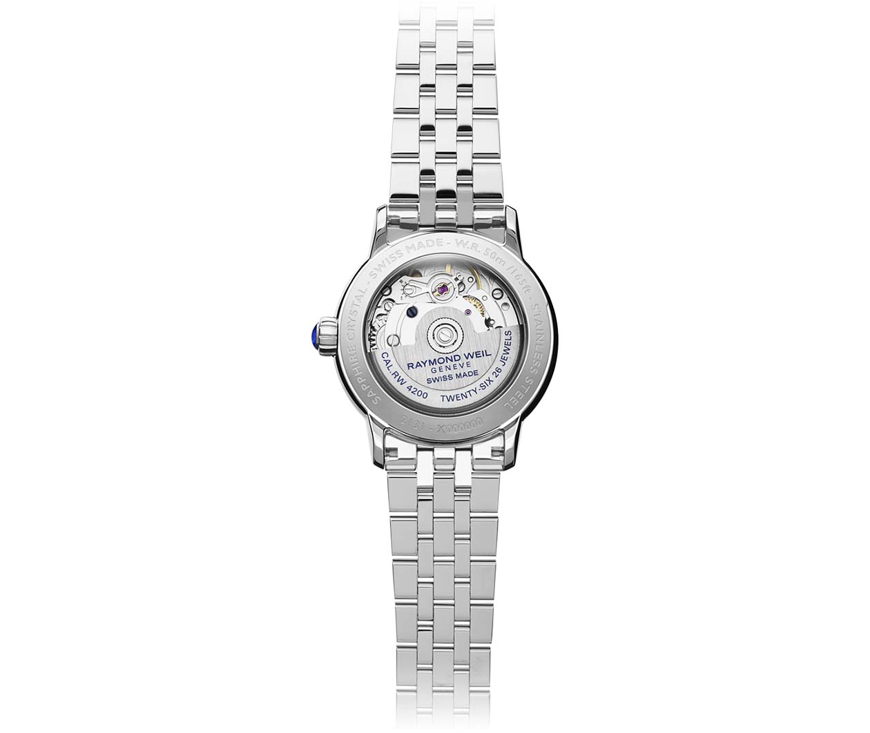 Raymond Weil Maestro Maestro Ladies Automatic Mother of Pearl Diamond Bracelet Watch 2131 ST 00966 Carousel 2