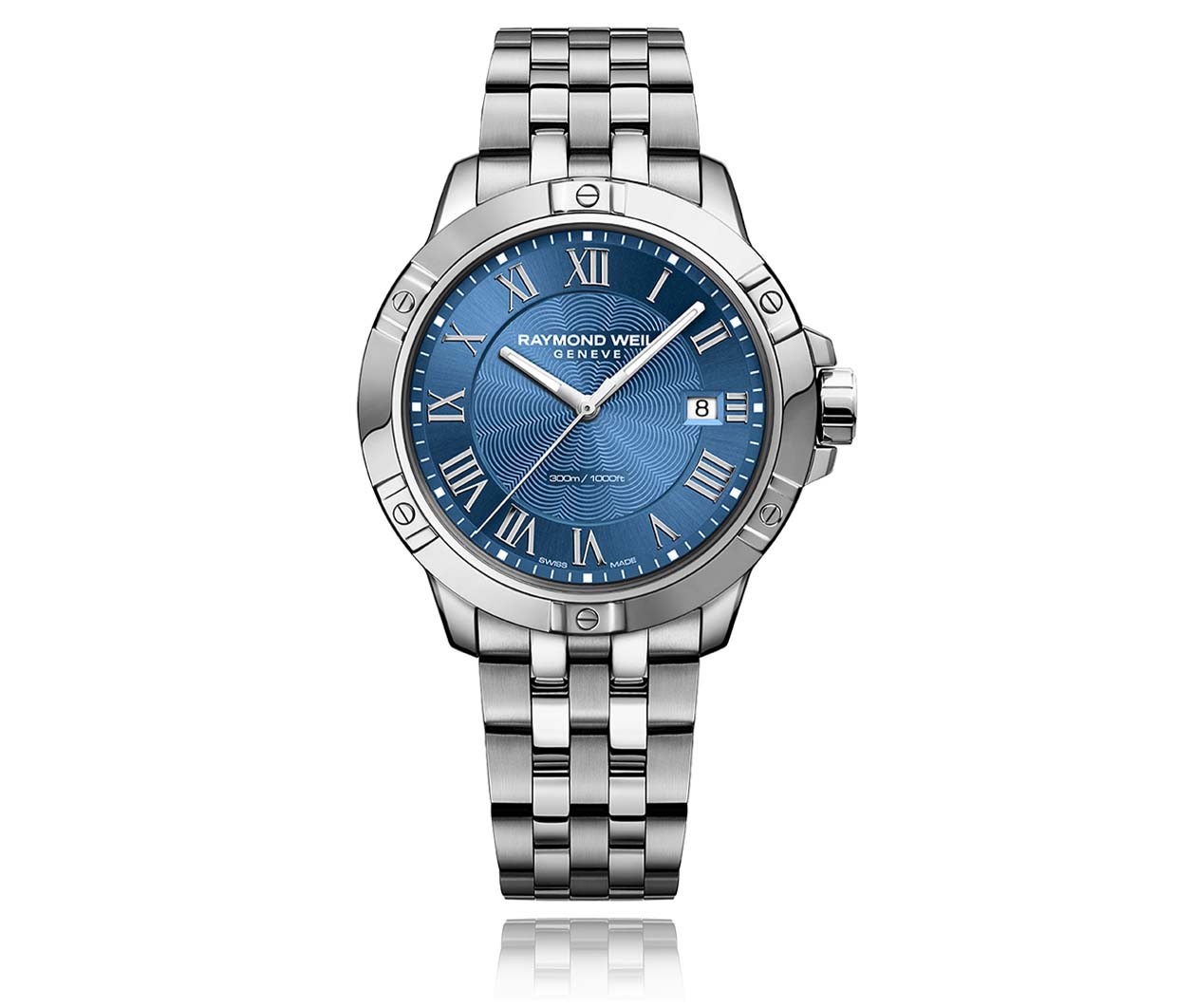 Raymond Weil Tango Tango Classic Mens Quartz Steel Blue Bracelet Watch 8160 ST 00508 Carousel 1