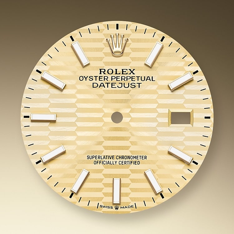 golden dial oystersteel and yellow gold 52495 g 36