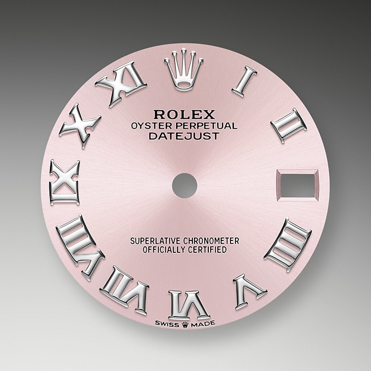 pink dial oystersteel 52065 g 31