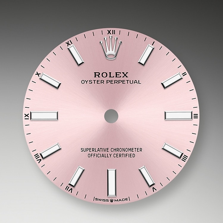 pink dial oystersteel 52083 g 34