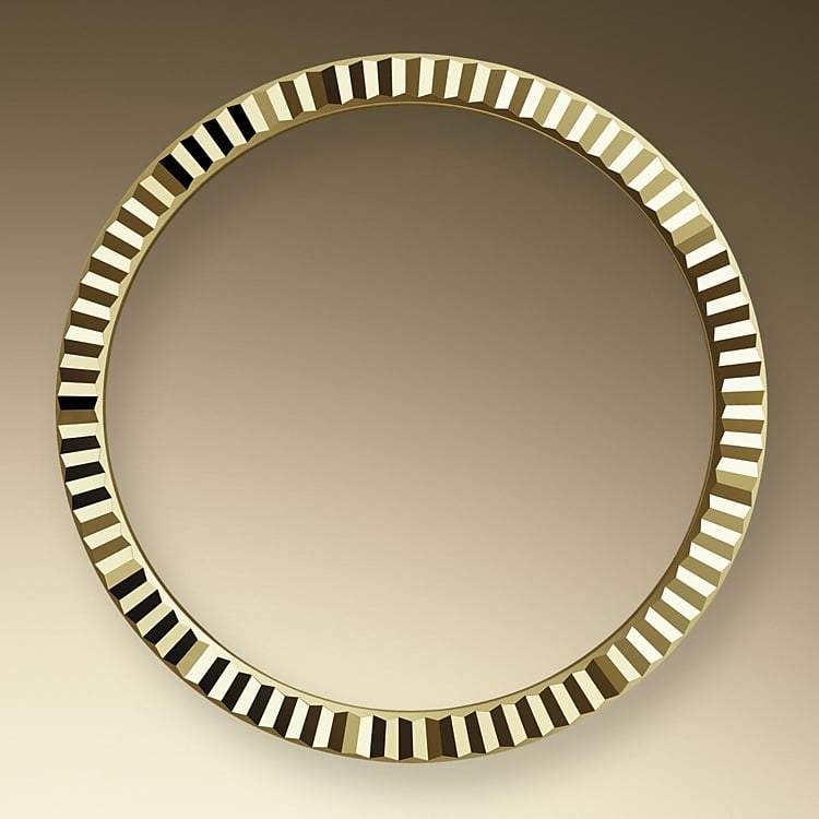 the fluted bezel yellow gold 46451