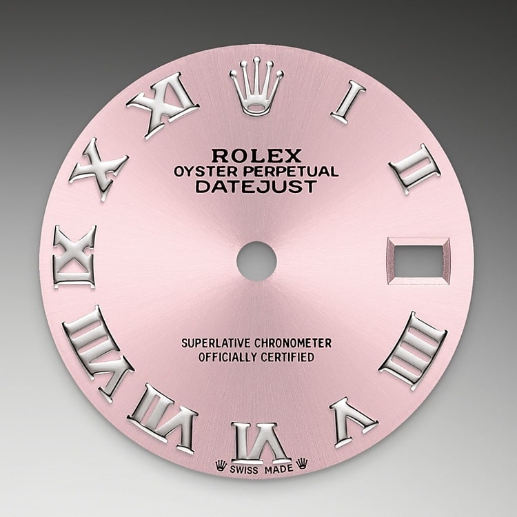 pink dial oystersteel m279160 0013
